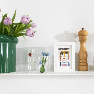 Flora Set of 2 Glasses - various colours
