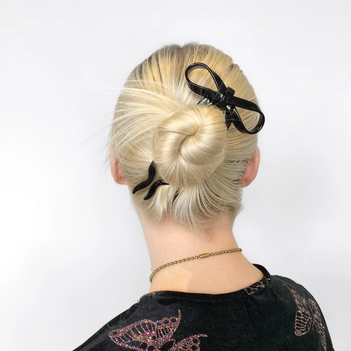 Bow Hairpin in Black