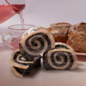 Cinnamon Swirl Spiral Hair Claw