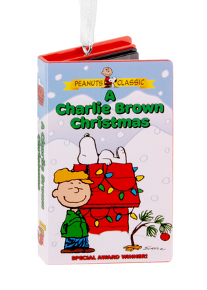 Peanuts Hanging Ornament - Charlie Brown Christmas Special VHS