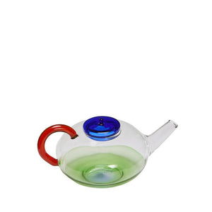 NoRush Multicolour Glass Teapot