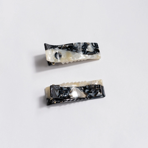 Black & White Yin-Yang Alligator Clip