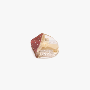 Mushroom Mini Hair Claw Clip