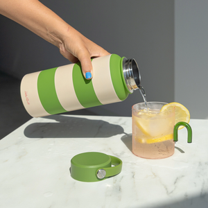 Striped Metal Water Bottle + other colours