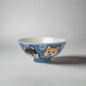 Shiba Dog Porcelain Rice Bowl