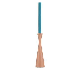 Tall Turned Wood Candle Holder + Other Colours