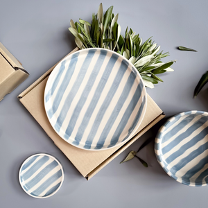 Stripes Plate - various colours