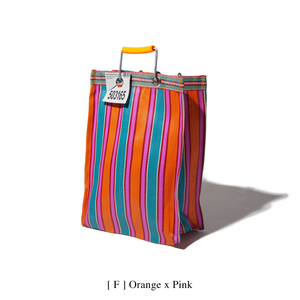 Recycled Plastic Striped Market Bag D15