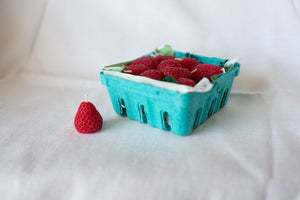 Beeswax Small Strawberry Cake Candles