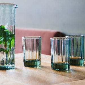 Reeded Water Glasses + other colours