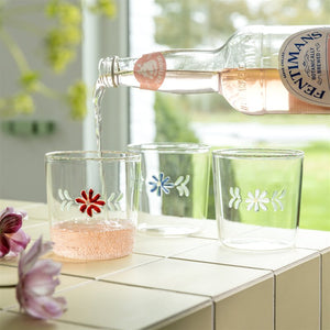 Flora Set of 2 Glasses - various colours