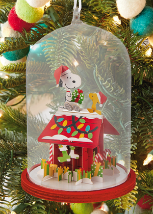 Snoopy Snowglobe Hanging Decoration