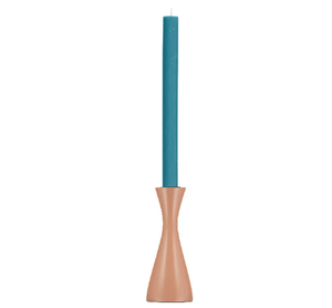 Medium Turned Wood Candle Holder + Other Colours