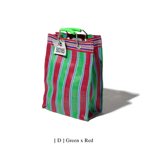 Recycled Plastic Striped Market Bag D15