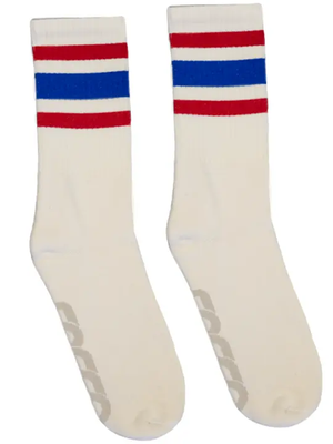 USA Crew Socks - Natural & Various Colours