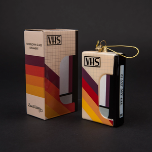 VHS Tape Christmas Ornament.