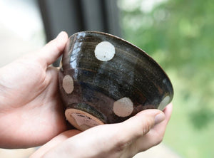 Mizutama Polka Dot Rice Bowl - two colours