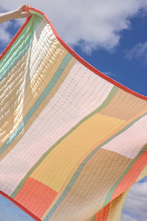 Coral Pavilion Block Quilt