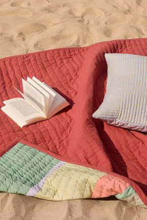 Coral Pavilion Block Quilt