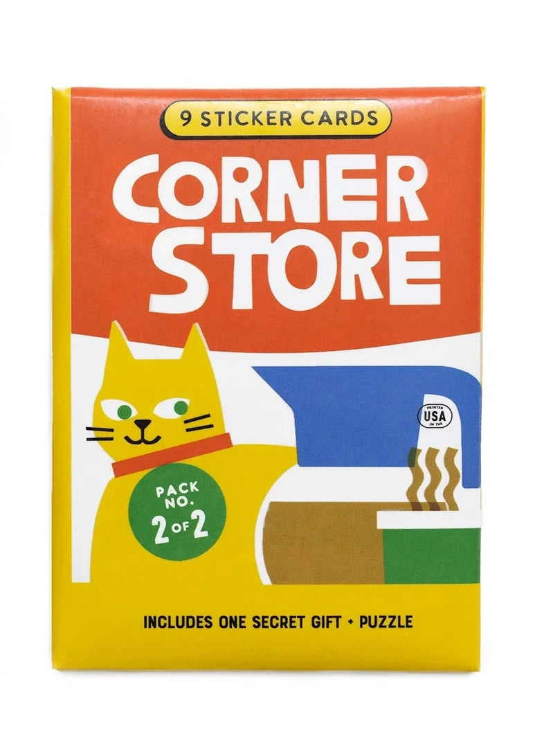Corner Store Sticker Card Packs - Red – DOWSE