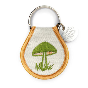 Fabric Patch Keyring - various designs