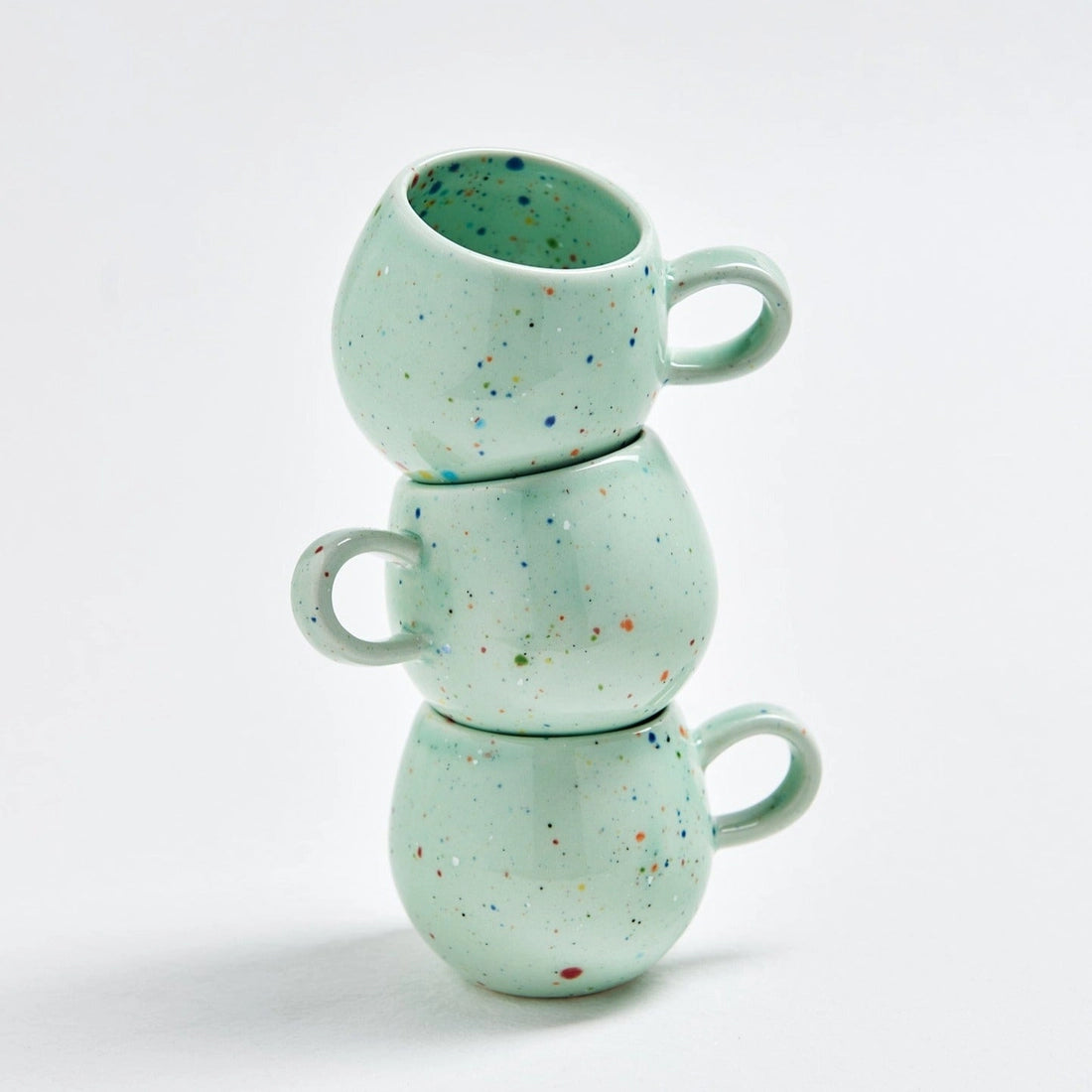 Espresso Confetti Party Handmade Mug - various colours
