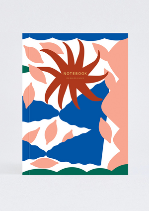 Abstract Composition Layflat Notebook