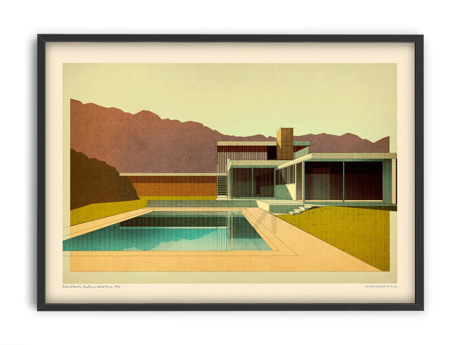 'Richard Neutra Kaufmann Desert House 1946' Art Print