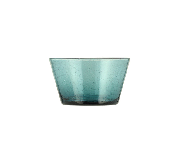 Recycled Bubble Glass Bowl - various colours