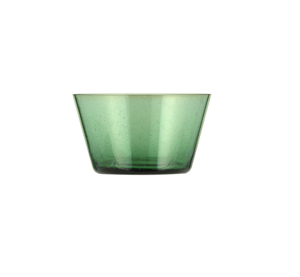 Recycled Bubble Glass Bowl - various colours