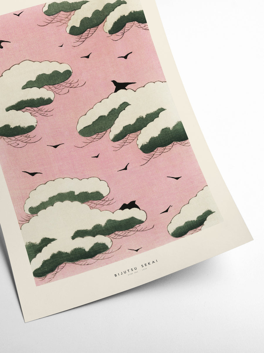 Bijutsu Sekai - Pink sky fine art print