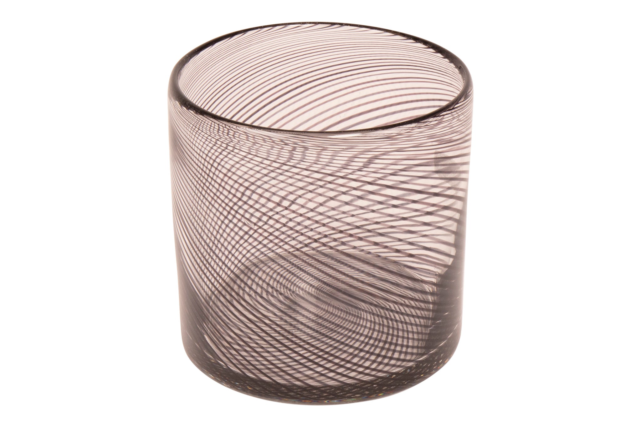 Striped Cylinder Vase