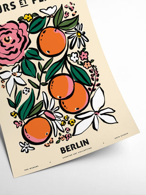 'Fleurs et Plantes- Berlin' Art Print