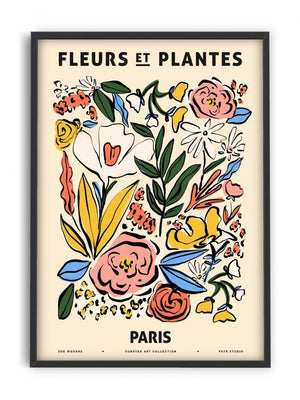 'Fleurs et Plantes- Paris' Art Print