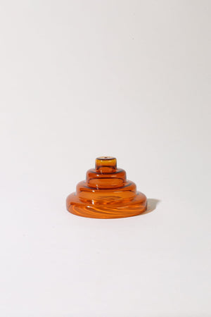 Glass Meso Incense Holder-Available in 4 Colours