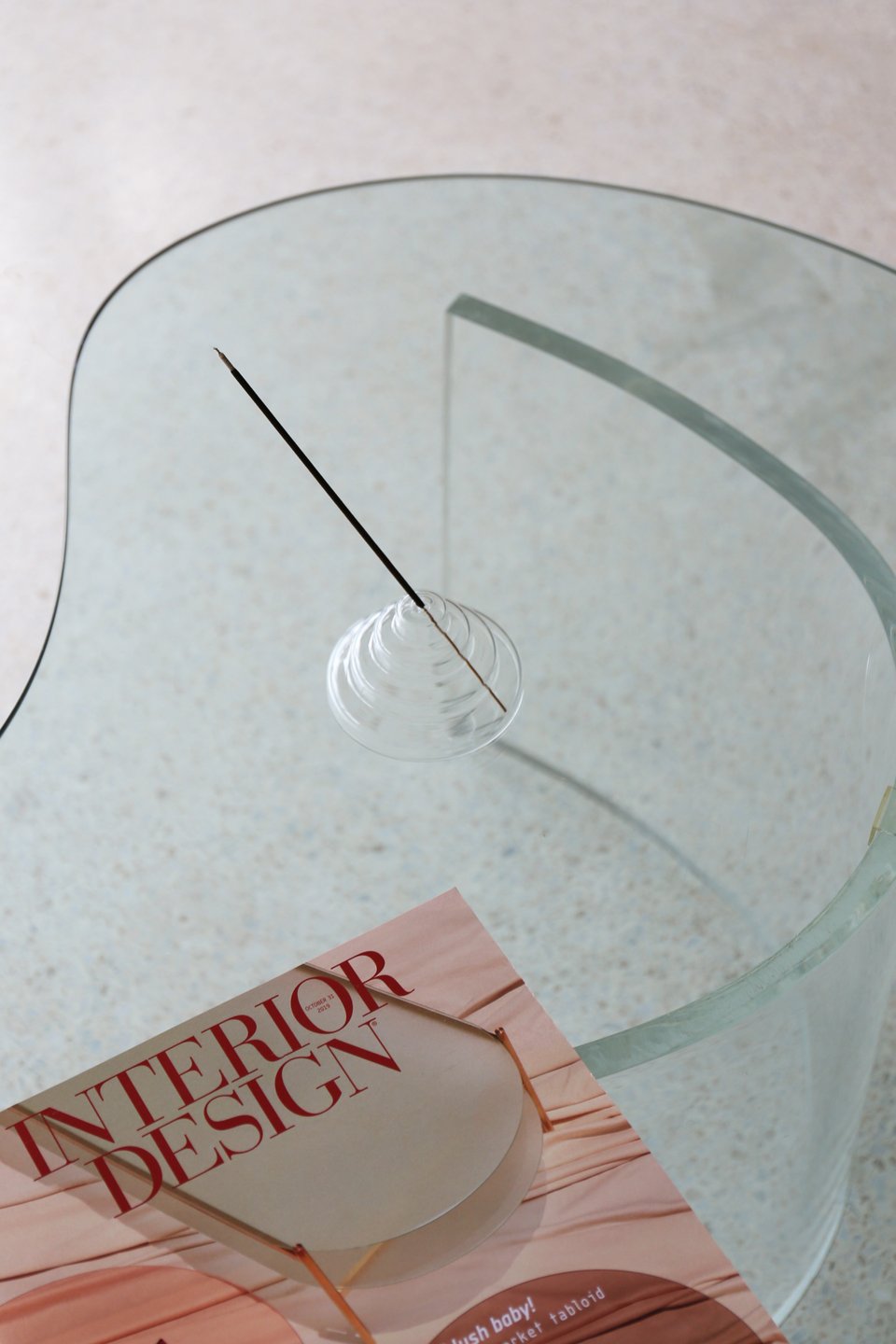 Glass Meso Incense Holder-Available in 4 Colours