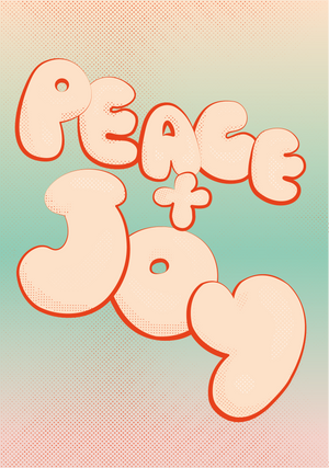 Peace & Joy card