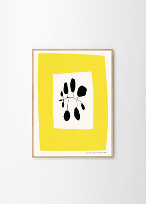 'Yellow Area' Art Print