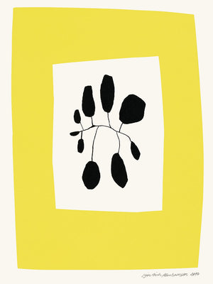 'Yellow Area' Art Print