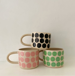 Polka Dot Handmade Mug