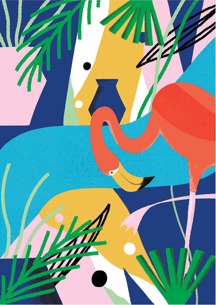 Flamingo print – DOWSE