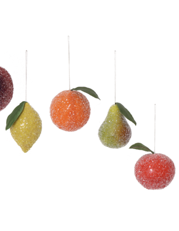 Crystalised Fruit Decorations