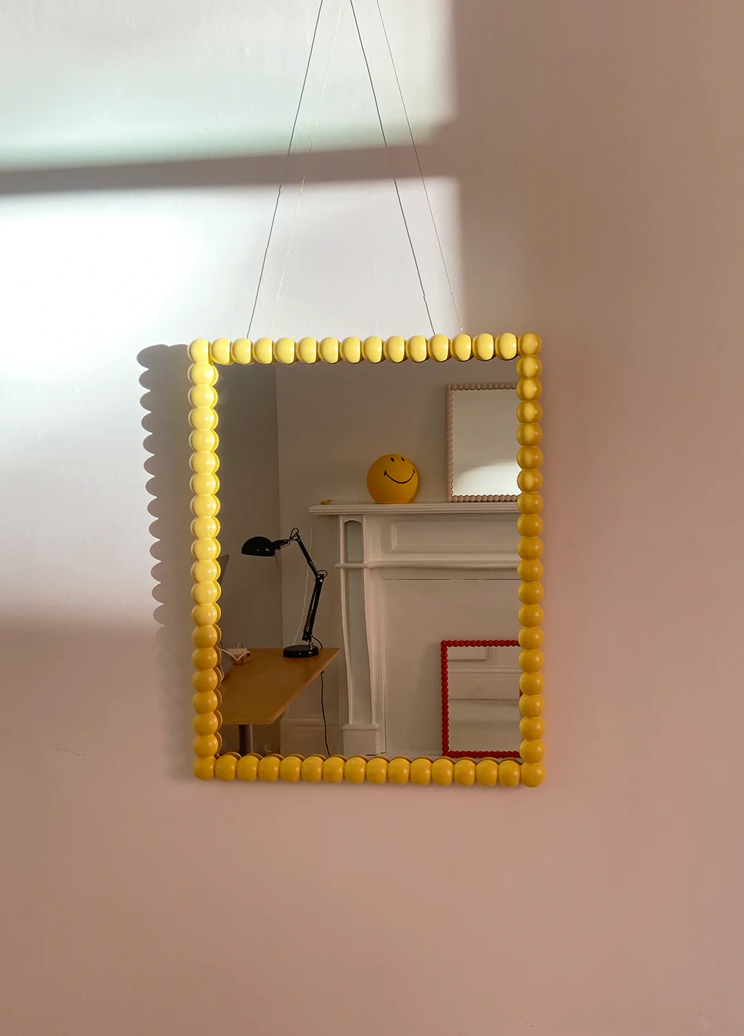 The Sunniest Yellow Bobble Mirror