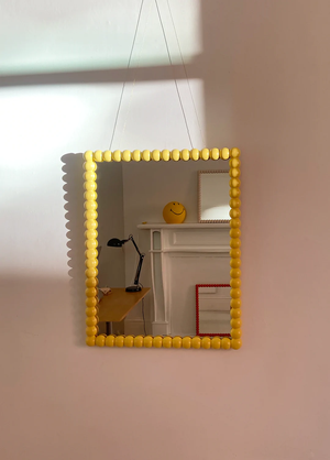 The Sunniest Yellow Bobble Mirror