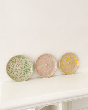 Mini Dot Handmade Incense holder- Various Colours