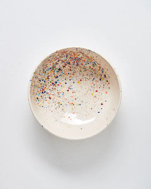 Large Confetti Party Handmade Salad Bowl