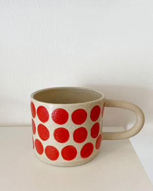Polka Dot Handmade Mug